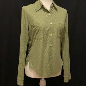 David Dart Sport ultra suede shirt, size S